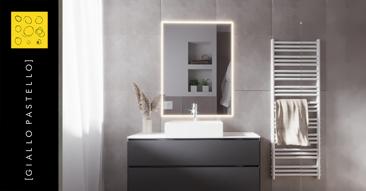 Arredo bagno: i consigli dell’Interior Design - Giallo Pastello