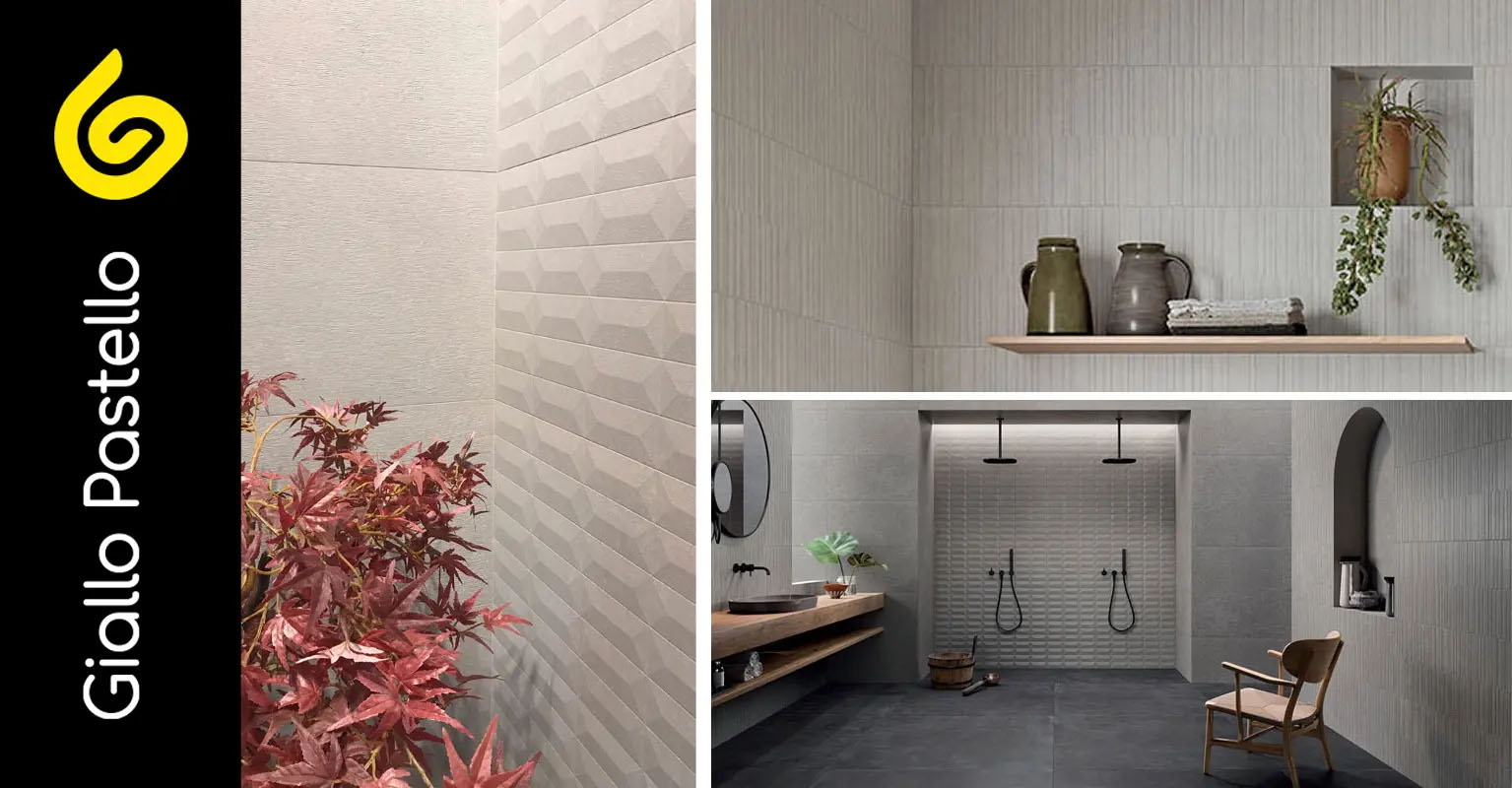 Bagno con carta da parati: tipologie, decori e consigli per trasformare lo spazio - Giallo Pastello
