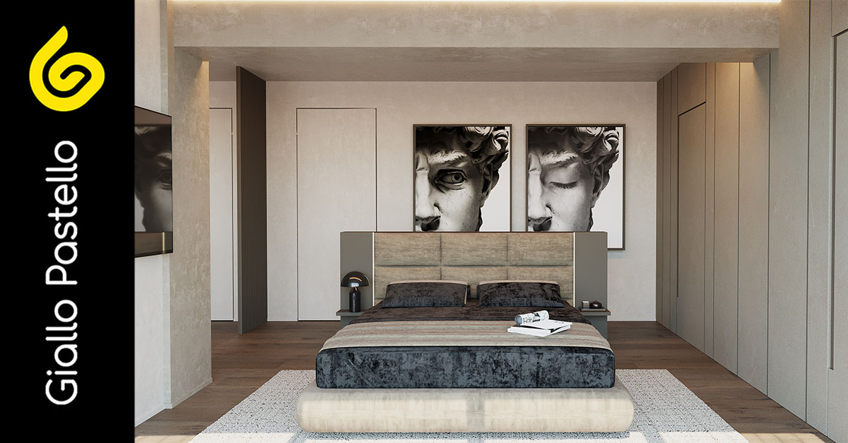 Camera da letto minimal: consigli per crearla - Giallo Pastello