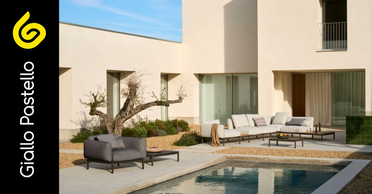 Stile arredo outdoor: consigli per gli spazi esterni - Giallo Pastello