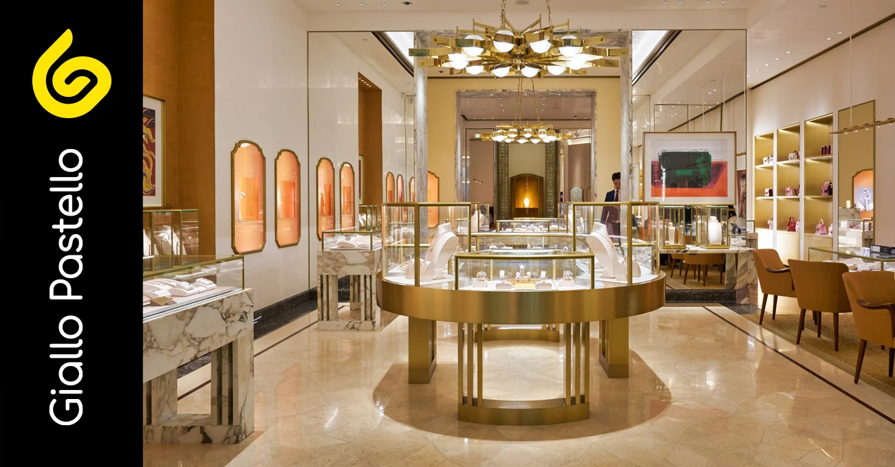 Progettazione e arredo negozi: guida completa al retail design 2025 - Giallo Pastello