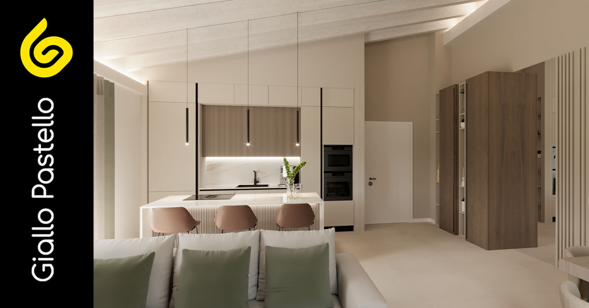 Arredamento cucina moderna: come progettare uno spazio funzionale - Giallo Pastello