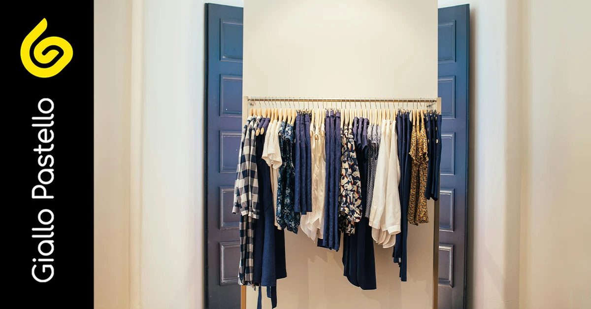 Arredamento negozio di abbigliamento - Giallo Pastello Interior Design