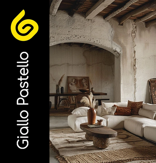 Arredo boho chic - Giallo Pastello