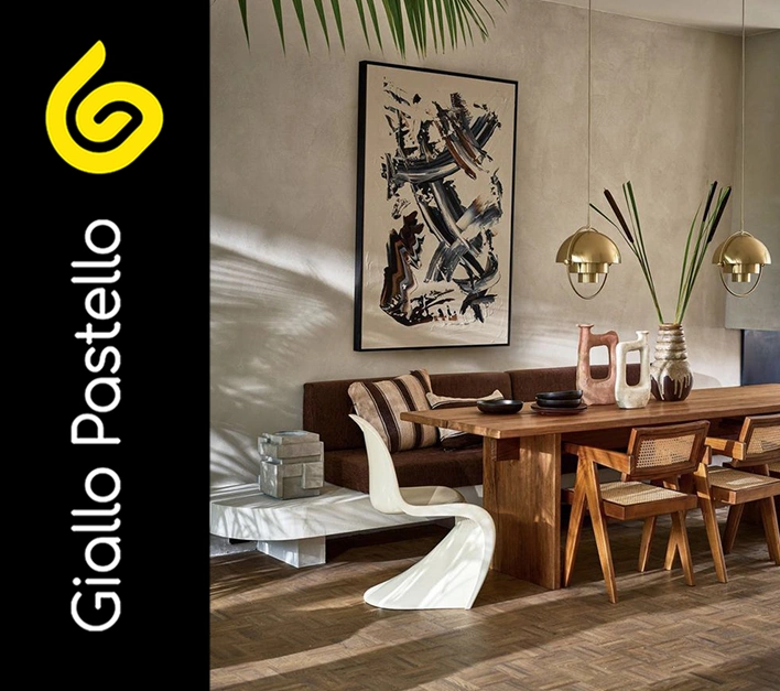 Arredo boho chic - Giallo Pastello