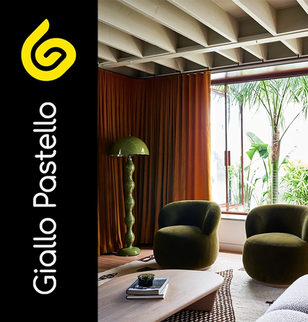 Arredo per salotto: poltroncina - Giallo Pastello