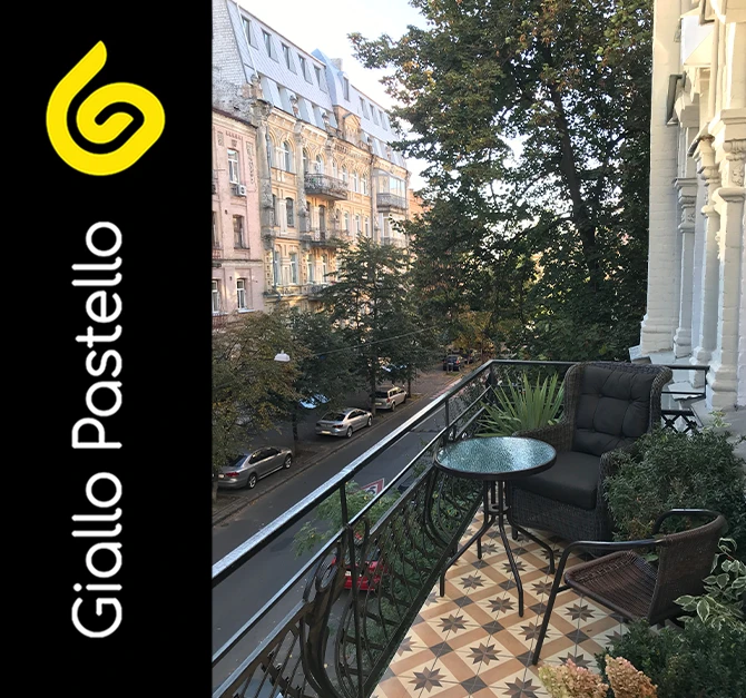 Come arredare un balcone - Giallo Pastello Interior Design