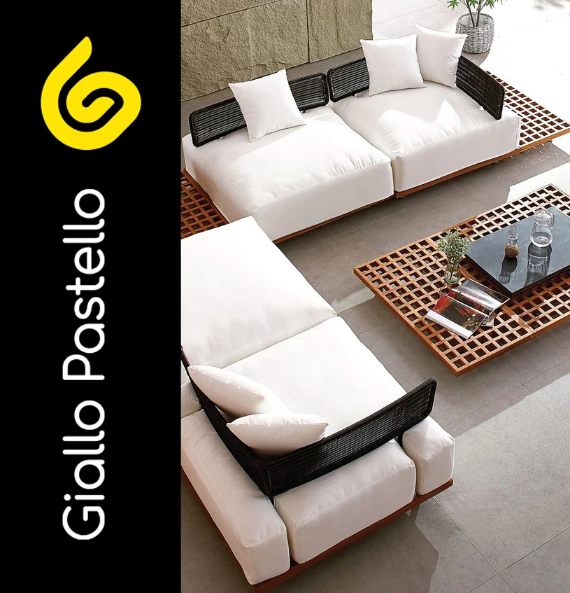 Esempio di mobili outdoor per arredare terrazzo appartamento - Giallo Pastello Interior Design Brescia