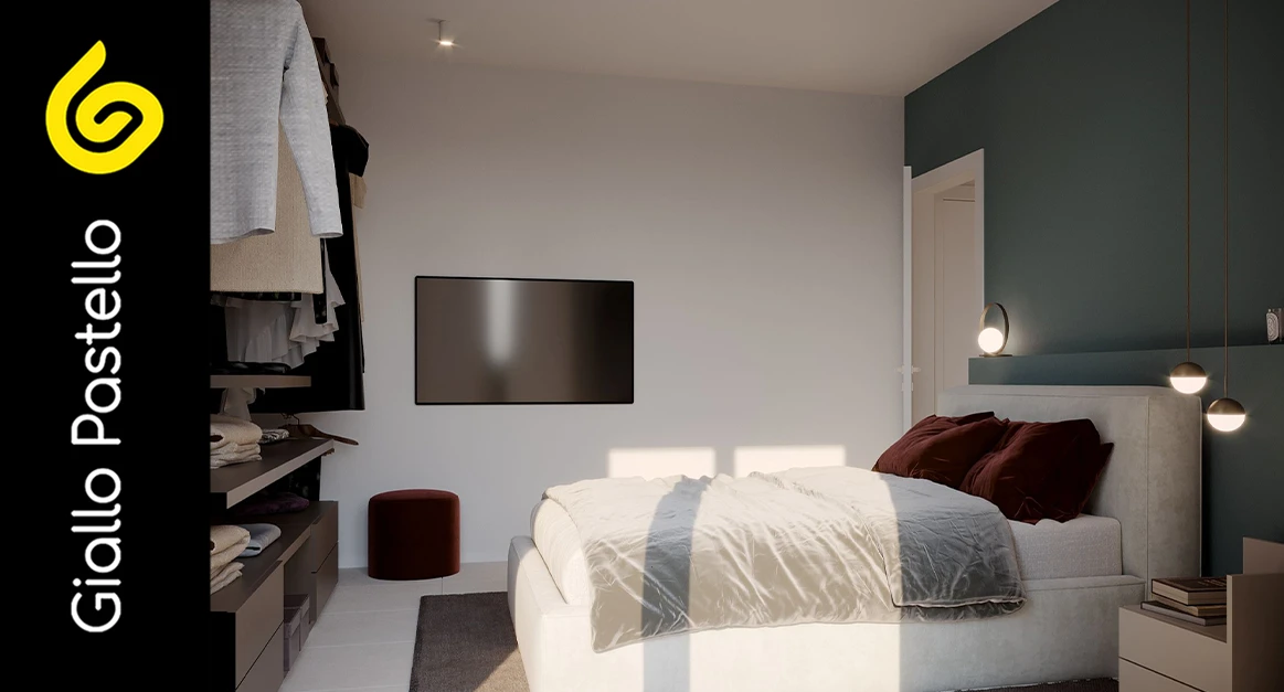 Arredamento camera da letto: colori - Giallo Pastello Interior Design