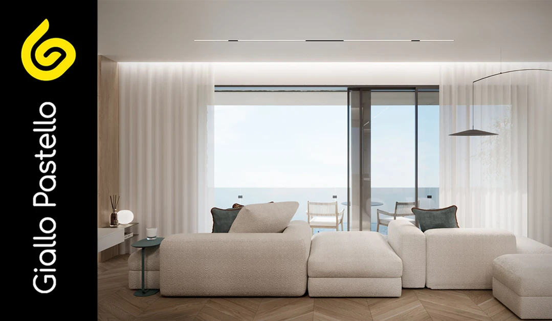 Arredamento salotto moderno - Giallo Pastello Interior Design