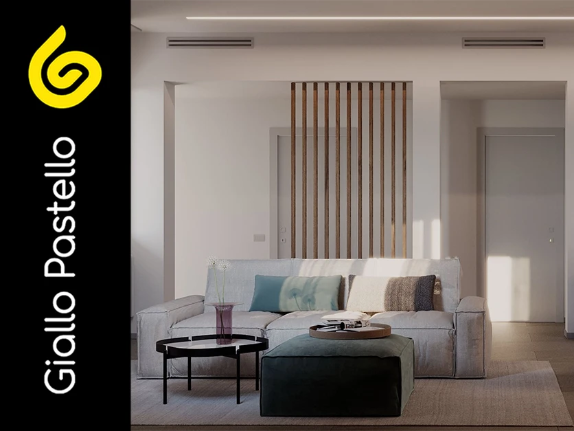 Arredamento salotto moderno - Giallo Pastello Interior Design