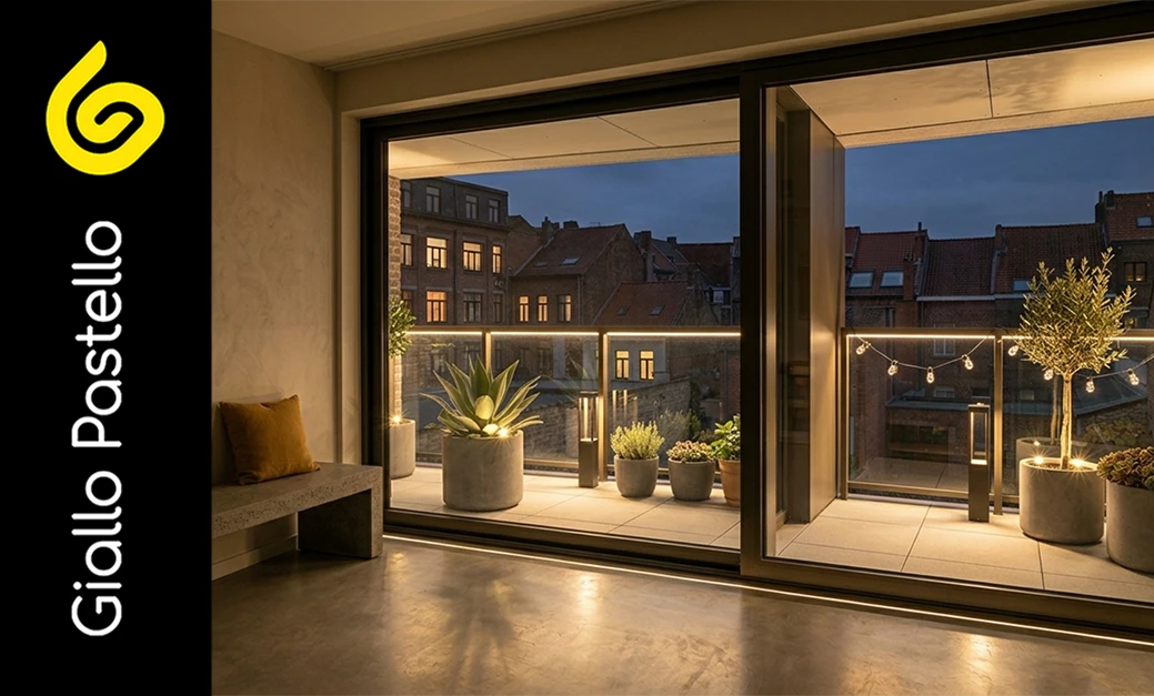 Come arredare un balcone - Giallo Pastello Interior Design