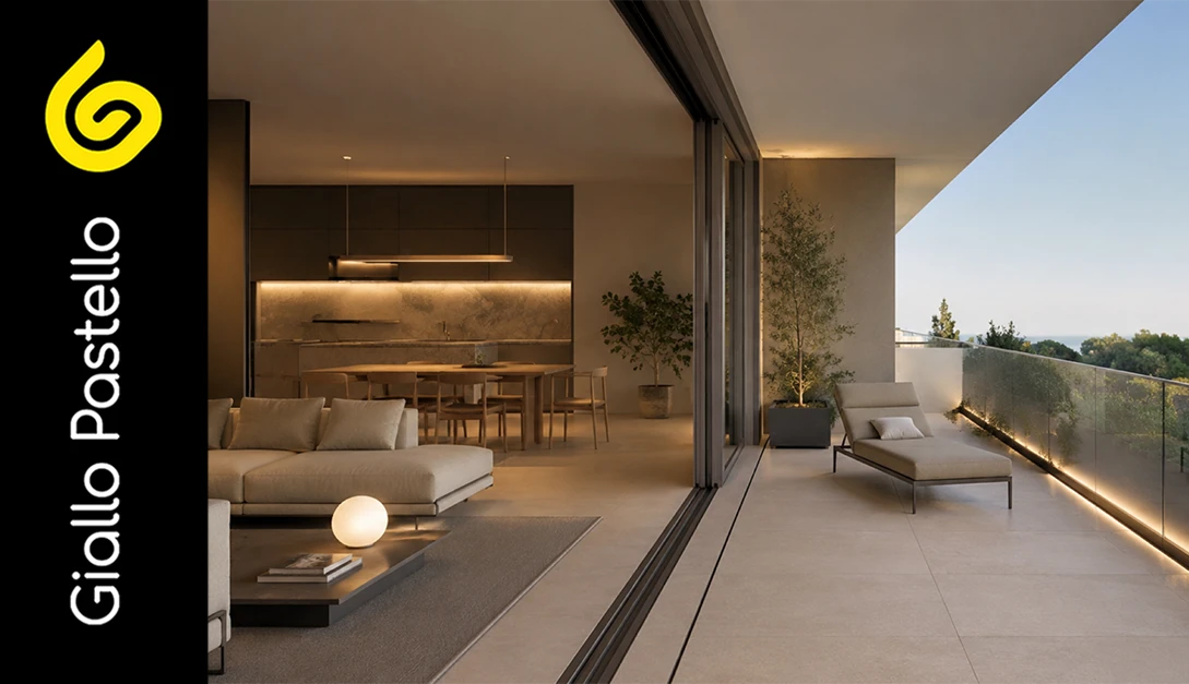 Come arredare un balcone - Giallo Pastello Interior Design