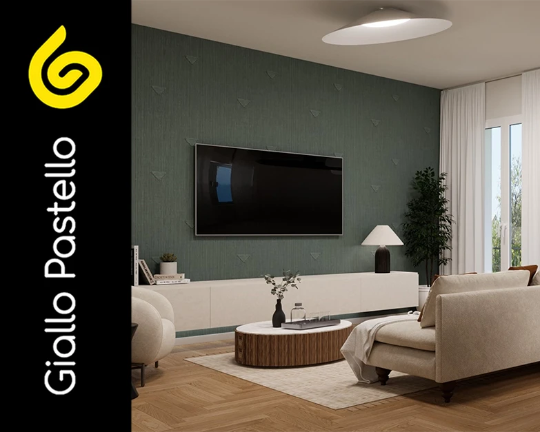 Arredamento salotto moderno - Giallo Pastello Interior Design