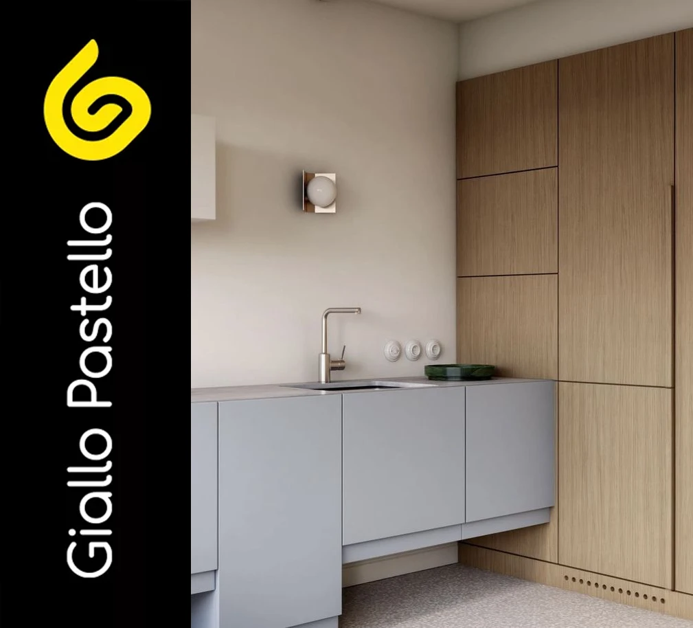 Giallo Pastello Interior Design Brescia - Ristrutturare la cucina - Cucina moderna bianca