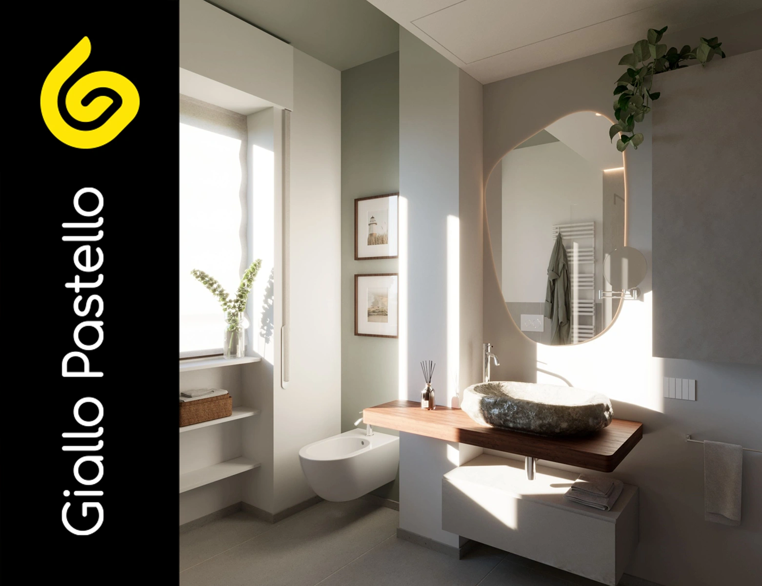 Ristrutturazione bagno: ristrutturazione e arredo - Giallo Pastello Interior Design