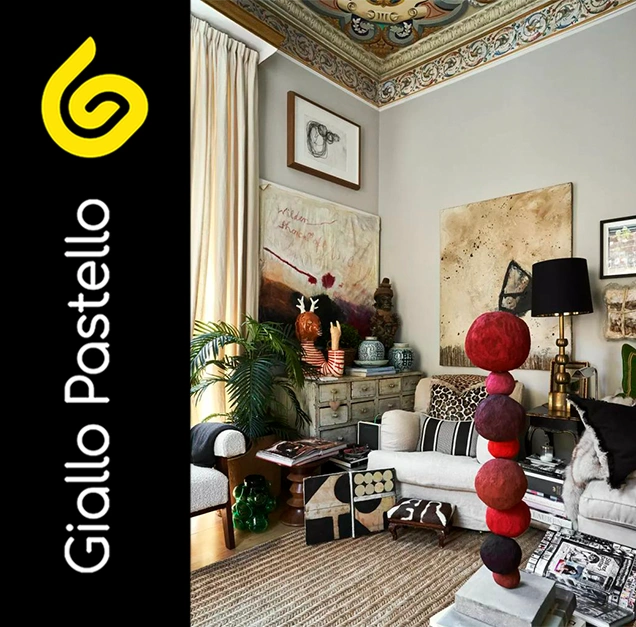 Arredo boho chic - Giallo Pastello