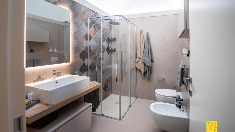 Arredamento Bagno - Rinnovo Casa di GIovanna - Giallo Pastello Interior Design