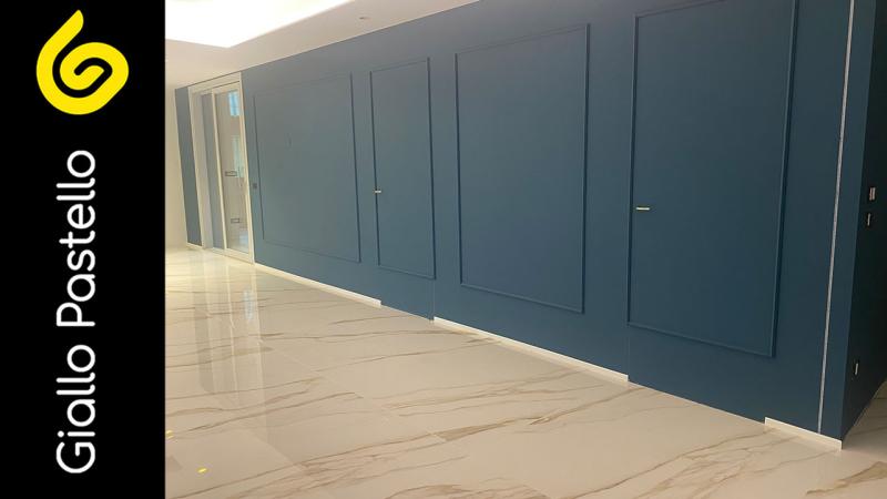 Parete boiserie - Giallo Pastello Interior Design