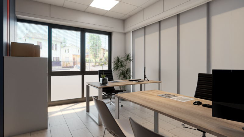 Arredo ufficio AXA - Giallo Pastello Interior Design