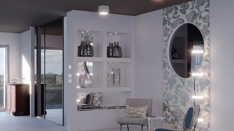 Rinnovo zona living: angolo relax con poltroncine sul lago di garda - Giallo Pastello Interior Design Brescia Milano