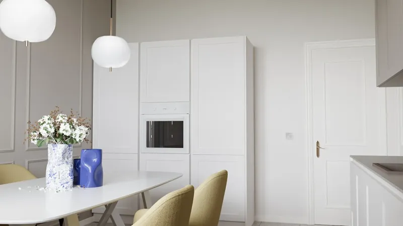 Armonie Private: rinnovo sala da pranzo - Giallo Pastello Interior Design